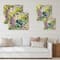 Designart - Bouquet of Wildflowers and Sunflowers - Farmhouse Print on Natural Pine Wood